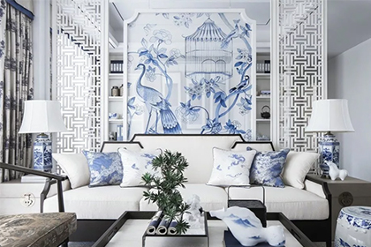 年度最美新中式，青花中国白