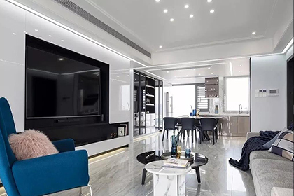 126平现代简约三室，线条时尚质感高级